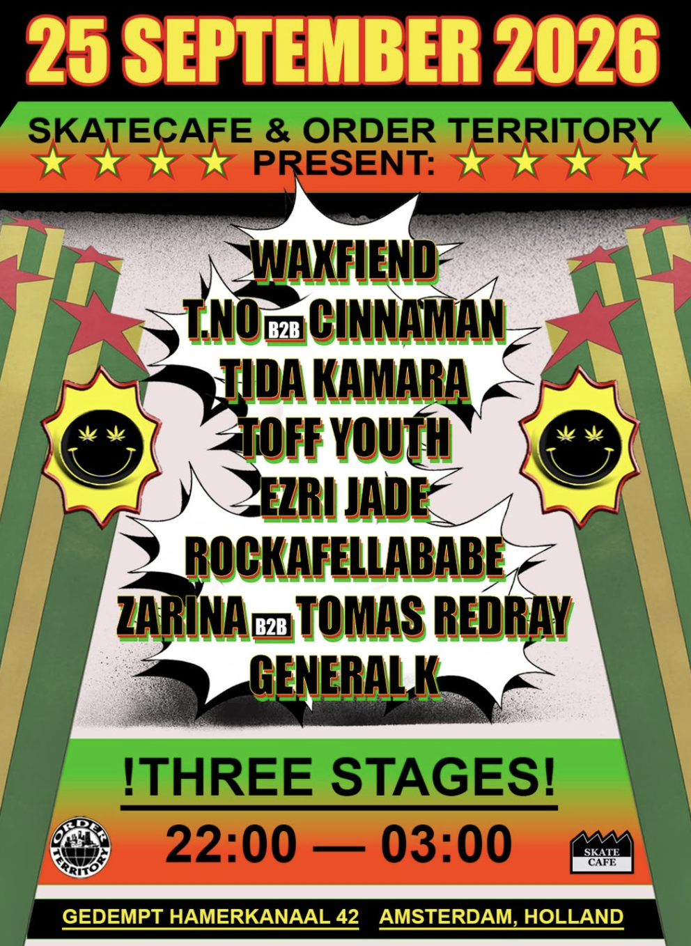 Sister Nancy x Order Territory roll their sound at Skatecafe!